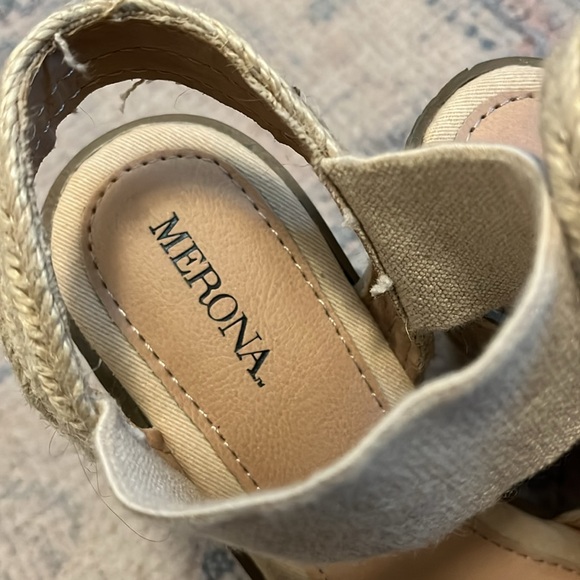 Merona Espadrille Beige Wedge - Picture 3 of 4